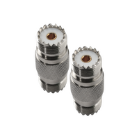 Hills Antenna UHF/SO-239 Female to UHF/SO-239 Female Adaptor - Nickel Plated Body - BC85313
