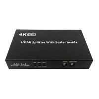 ProquipDigital 1 in 2 Out HDMI Splitter with Upscaling to 4K @ 60Hz - 17HSCSP12