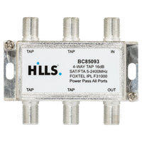 Hills Antenna BC85093 4-Way 16dB 2.4GHz Tap - BC85093