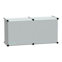 Thalassa, PLS box, polyester rear, opaque PC cover IP66 27x54x18cm