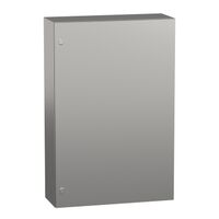 Spacial S3X, Wall mounted enclosure, stainless steel 304L, plain door, 1200x800x300mm, IP66