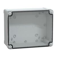 Thalassa, PC box, IP66 IK08 RAL7035 Int.H225W175D100 Ext.H241W194D105 Transparent cover H40