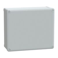 Thalassa, ABS box, IP66 IK07 RAL7035 Int.H325W275D120 Ext.H341W291D128 Opaque cover H20