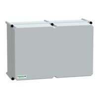 Thalassa, PLS box, polyester rear, opaque PC cover IP66 36x54x23cm