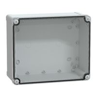 Thalassa, ABS box, IP66 IK07 RAL7035 Int.H275W225D120 Ext.H291W241D128 Transp.cover H60
