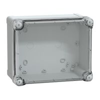 Thalassa, PC box, IP66 IK08 RAL7035 Int.H225W175D120 Ext.H241W194D127 Transp.cover H40