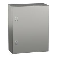 Spacial S3X, Wall mounted enclosure, stainless steel 316L, plain door, 500x400x200mm, IP66