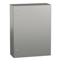 Spacial S3X, Wall mounted enclosure, stainless steel 316L, plain door, 800x600x250mm, IP66