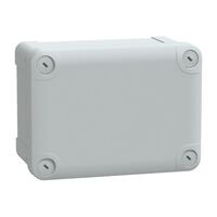 Thalassa, PC box, IP66 IK08 RAL7035 Int.H150W105D80 Ext.H164W121D87 opaque PC cover H20