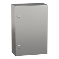 Spacial S3X, Wall mounted enclosure, stainless steel 304L, plain door, 600x400x200mm, IP66