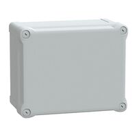 Thalassa, PC box, IP66 IK08 RAL7035 Int.H225W175D120 Ext.H241W194D127 opaque PC cover H40