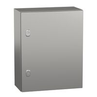 Spacial S3X, Wall mounted enclosure, stainless steel 304L, plain door, 500x400x200mm, IP66