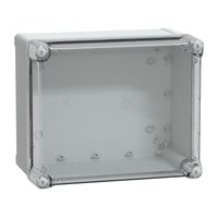 Thalassa, PC box, IP66 IK08 RAL7035 Int.H275W225D160 Ext.H291W241D168 Transp.cover H60