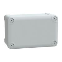 Thalassa, PC box, IP66 IK08 RAL7035 Int.H175W105D80 Ext.H192W121D87 opaque PC cover H20