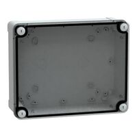 Thalassa, ABS box, IP66 IK07 RAL7035 Int.H225W175D80 Ext.H241W194D87 Transp.cover H20