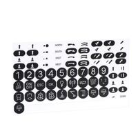 Harmony eXLhoist, Kit of adhesive labels for remote device, standard, black and white