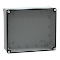 Thalassa, PC box, IP66 IK08 RAL7035 Int.H325W275D120 Ext.H341W291D128 Transp.cover H20