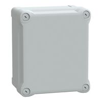 Thalassa, PC box, IP66 IK08 RAL7035 Int.H175W150D100 Ext.H193W164D105 opaque PC cover H40