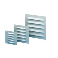 ClimaSys, Metal outlet grille, cut-out 95 x 90mm ext dim 120x120mm IP23