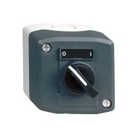 Harmony XALD XALK, Control station, plastic, dark grey lid, 1 selector switch, standard handle 22mm, 1NO