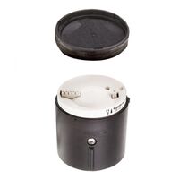 Harmony XVB, Base unit with cover, side cable entry, plastic, black, 70mm, AS-Interface connection