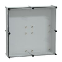 Thalassa, PLS box, polyester rear, transparent PC cover IP66 54x54x18cm