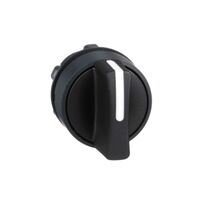 Harmony XB5, Selector switch head, plastic, black, 22mm, 3 positions, stay put