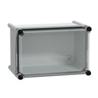 Thalassa, PLS box, polyester rear, transparent PC cover IP66 18x27x18cm