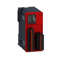 Modicon TM3, Safety module, 3 Function, Cat 4 PL e/SIL CL3 (spring) 24 VDC