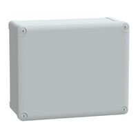 Thalassa, PC box, IP66 IK08 RAL7035 Int.H275W225D120 Ext.H291W241D128 opaque PC cover H60