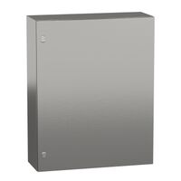 Spacial S3X, Wall mounted enclosure, stainless steel 304L, plain door, 1000x800x300mm, IP66