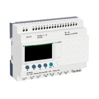 Zelio Logic, Modular smart relay, 26 I/O, 24 V DC, clock, display