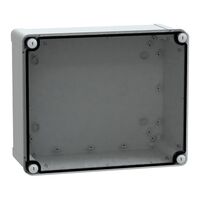 Thalassa, PC box, IP66 IK08 RAL7035 Int.H275W225D120 Ext.H291W241D128 Transp.cover H20