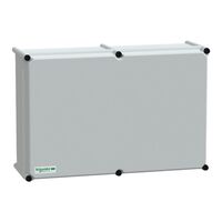 Thalassa, PLS box, polyester rear, opaque PC cover IP66 36x54x18cm