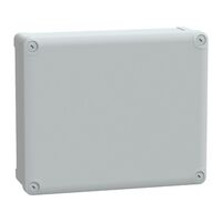 Thalassa, PC box, IP66 IK08 RAL7035 Int.H275W225D80 Ext.H291W241D88 opaque PC cover H20
