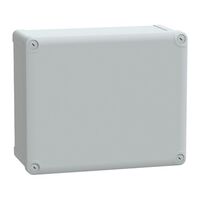 Thalassa, PC box, IP66 IK08 RAL7035 Int.H275W225D120 Ext.H291W241D128 opaque PC cover H20