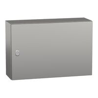 Spacial S3X, Wall mounted enclosure, stainless steel 304L, plain door, 400x600x200mm, IP66