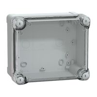 Thalassa, ABS box, IP66 IK07 RAL7035 Int.H175W150D100 Ext.H193W164D105 Transp.cover H40