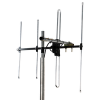 Digitek LTE Series 4 Element Metropolitan Premium YAGI VHF Antenna with Vertical Standoff Bracket - 01DV304LW
