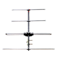 Digitek LTE Series 4 Element Metropolitan Premium YAGI VHF Antenna with Vertical Standoff Bracket - 01DV304LW