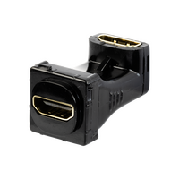Digitek HDMI Female to HDMI Female Right Angle Insert - Black - 05BC6RBK