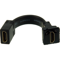 Digitek HDMI Female to HDMI Female 4K@60Hz Insert with Tail - Black - 05BC6TBKV2