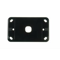 Digitek 1 Gang Wallplate (No Mech) - Black - 05DWP01BK