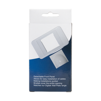Media Wall Plate with Detachable Front Panel - 05DWPMD