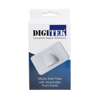 Media Wall Plate with Detachable Front Panel - 05DWPMD