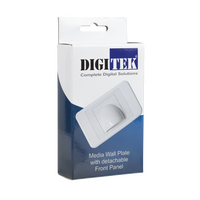 Media Wall Plate with Detachable Front Panel - 05DWPMD