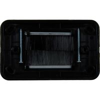 Digitek Media Style Wallplate (Flat) - Black - 05DWPMFBK