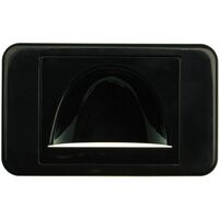 Digitek Media Style Wall Plate (Reverse Bullnose) - Black - 05DWPMRBK