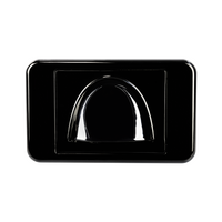 Digitek Media Style Wall Plate (Slim Bullnose) - Black - 05DWPMSBK