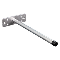 Hills Antenna 18 Inch (460mm) Eave Mount Bracket Galvanised - 14DWB18GAL